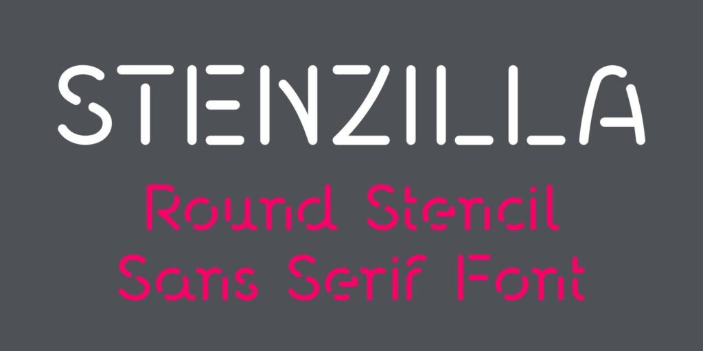 Stenzilla Font