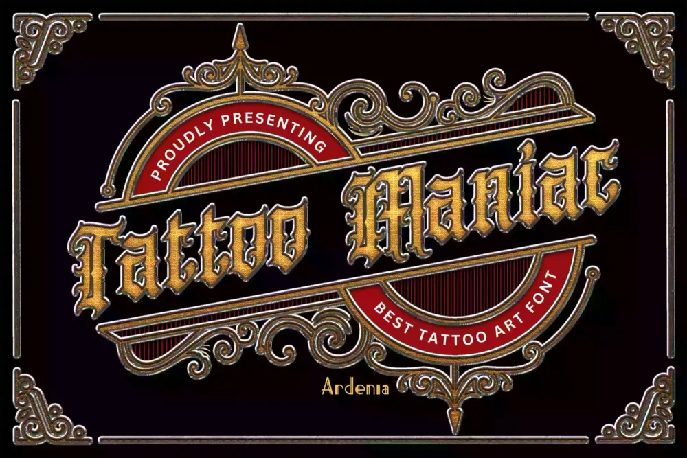 Tattoo Maniac Font