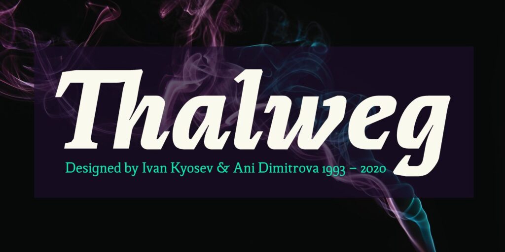 Thalweg Font Family