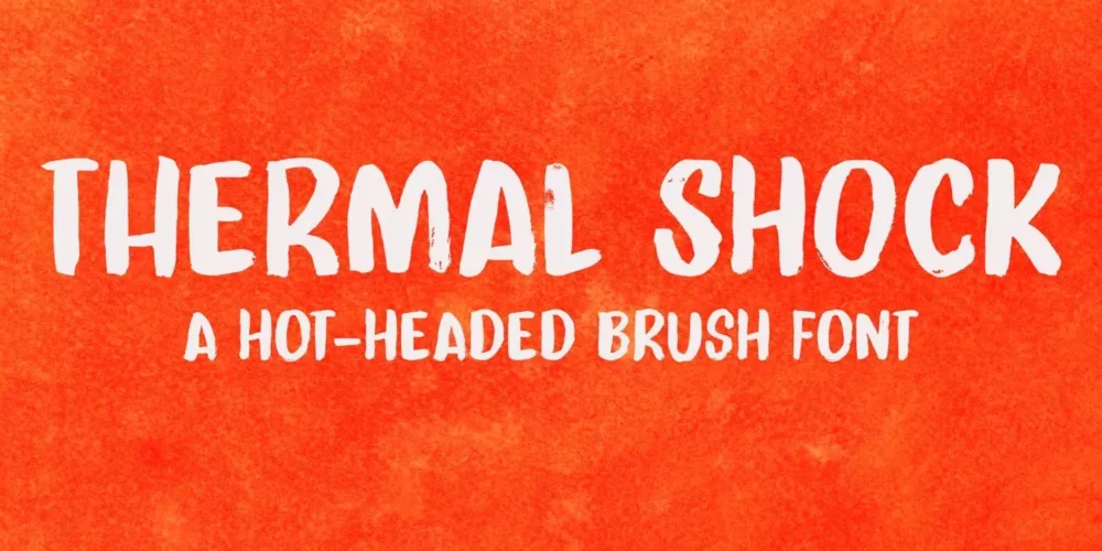 Thermal Shock Font Family