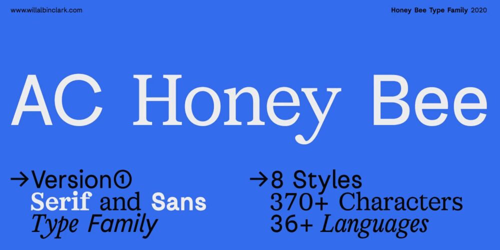 AC Honey Bee Font Family