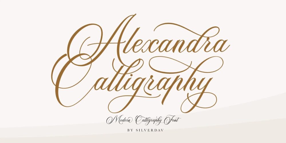 Alexandra Calligraphy Font