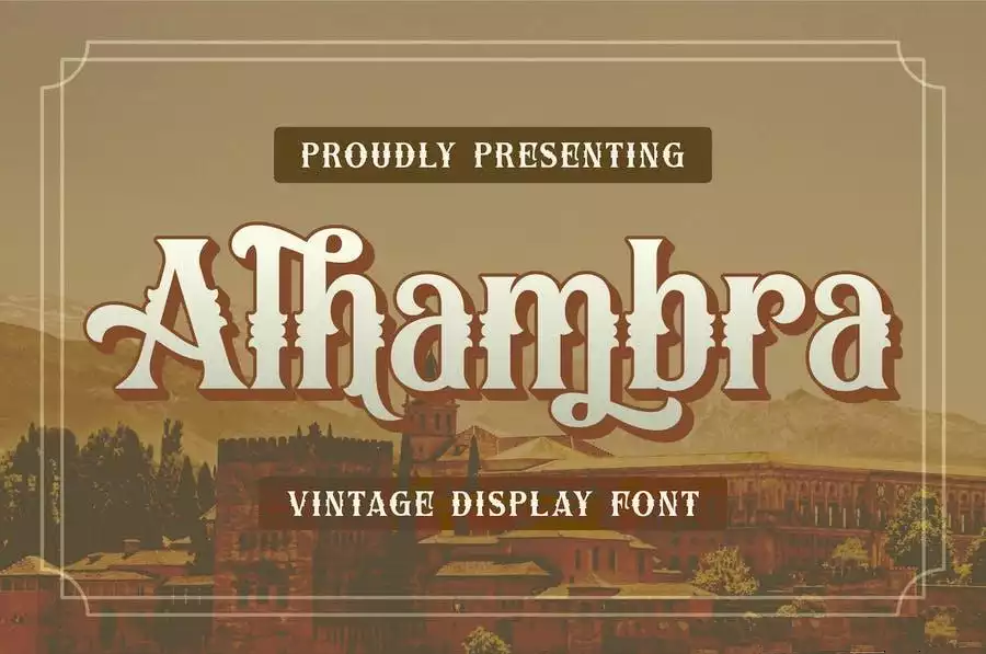 Alhambra Font