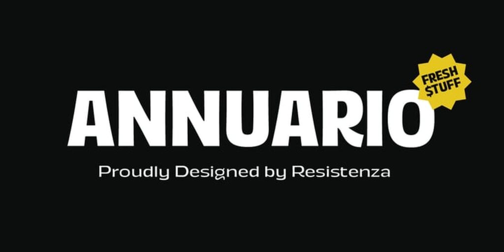 Annuario Font Family