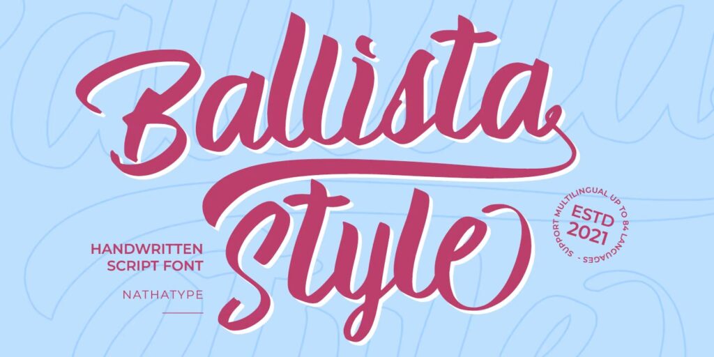 Ballista Style Font