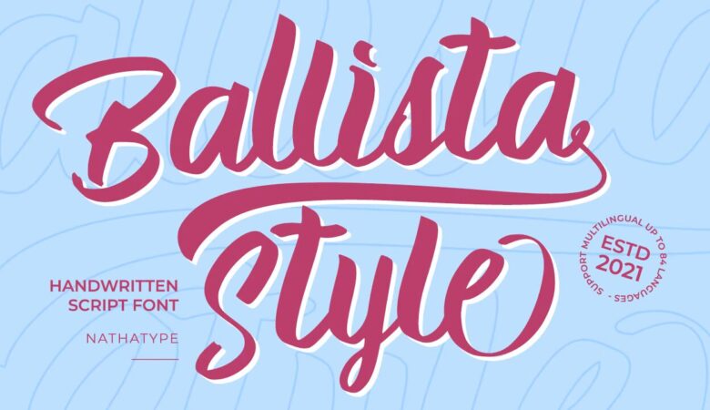 Ballista Style Font