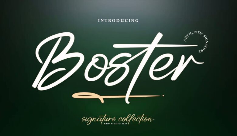 Boster Font