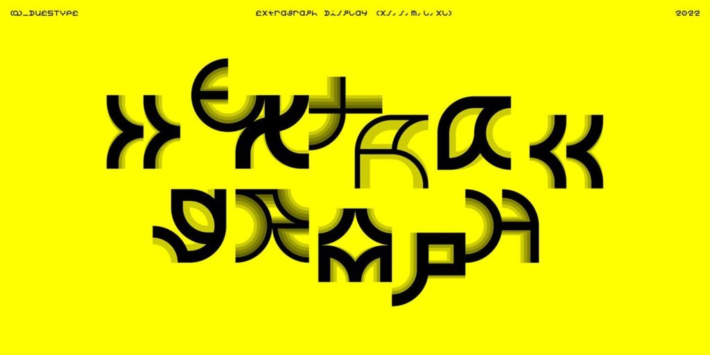 Extragraph Display Font Family