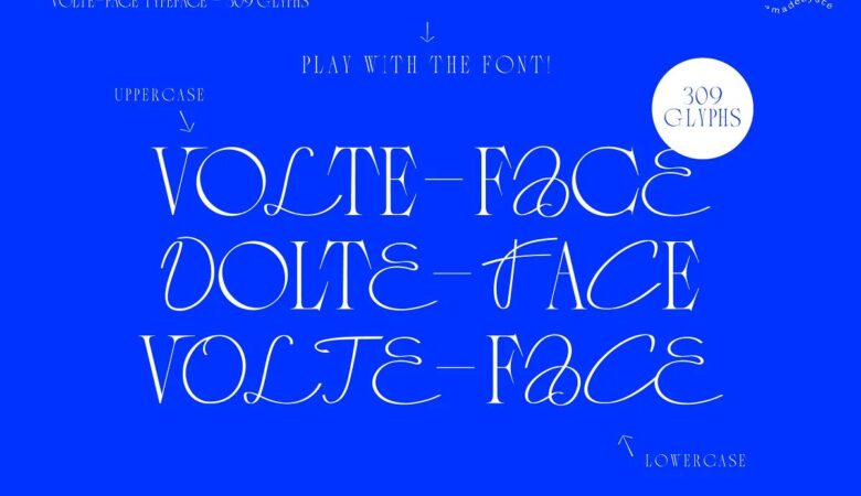 VOLTE-FACE - Serif & Script Font
