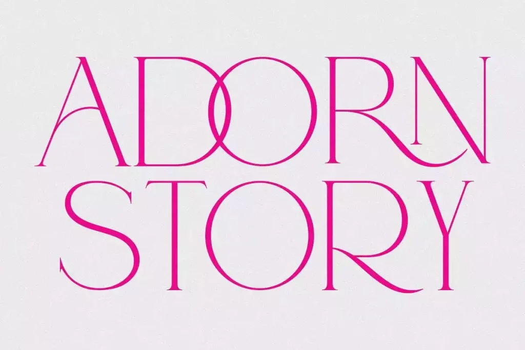 Adorn Story Font