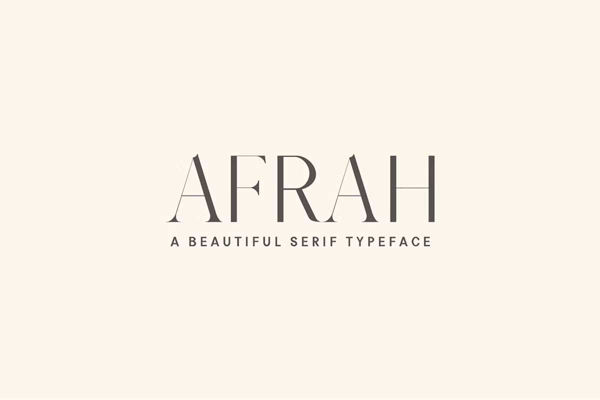 Afrah Font