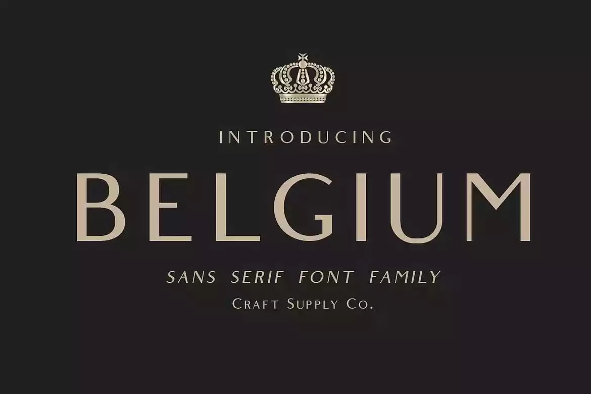 Belgium Font