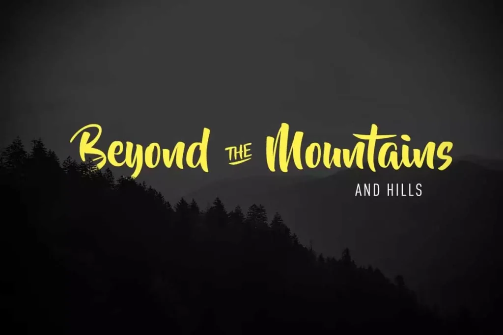 Beyond the Mountains Font