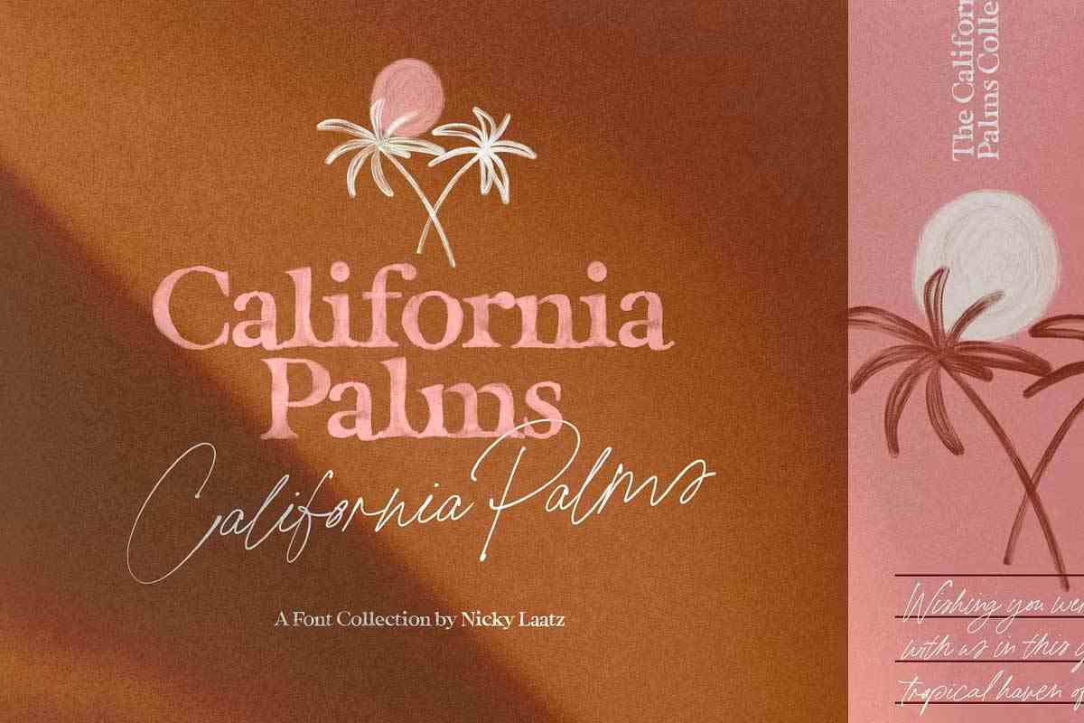 California Palms Font
