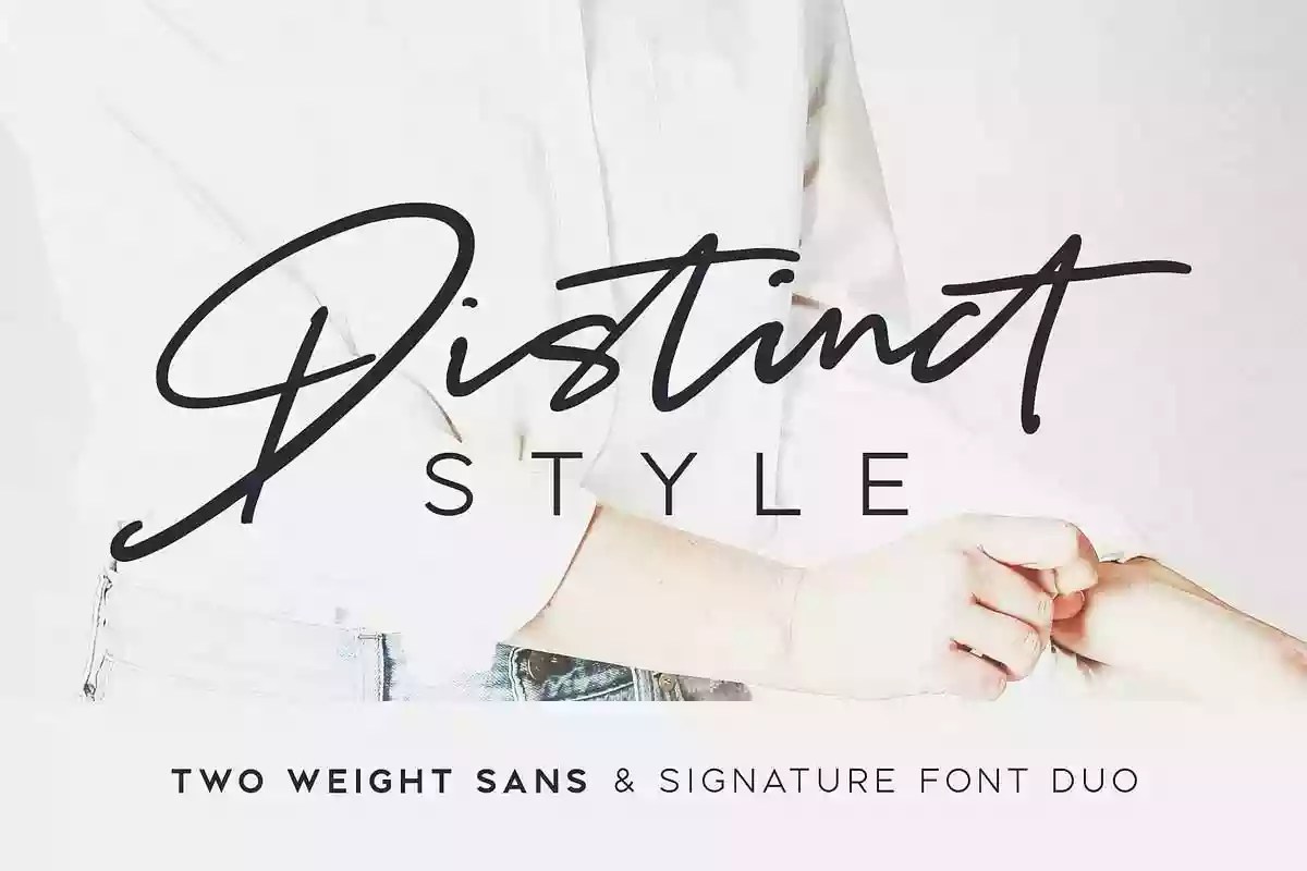 Distinct Style Font