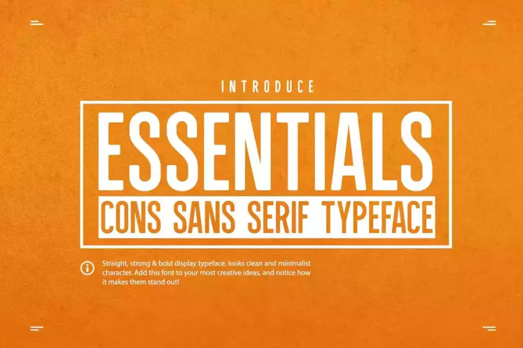 Essentials Font