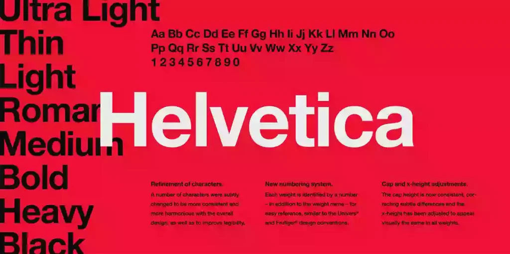 Helvetica Font