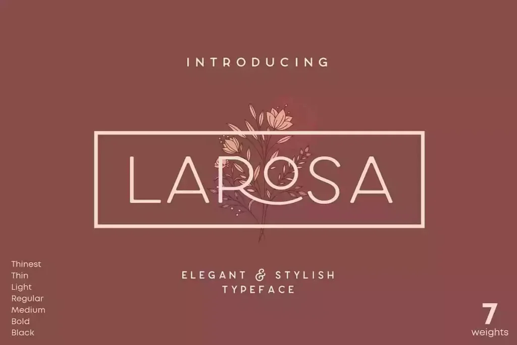 Larosa Font