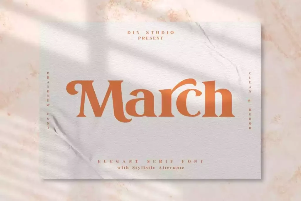 March Font