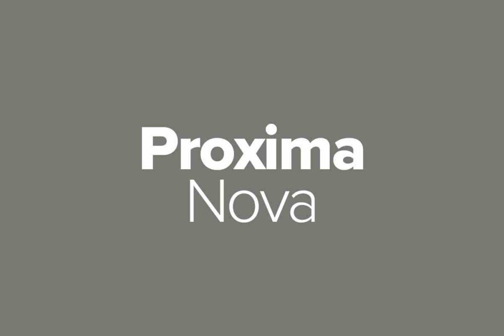 Proxima Nova Font - Dafont File