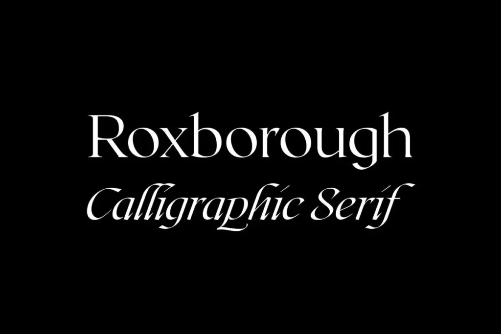 Roxborough Font
