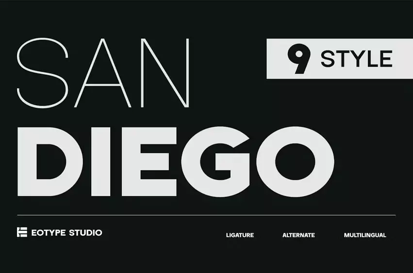 San Diego Font