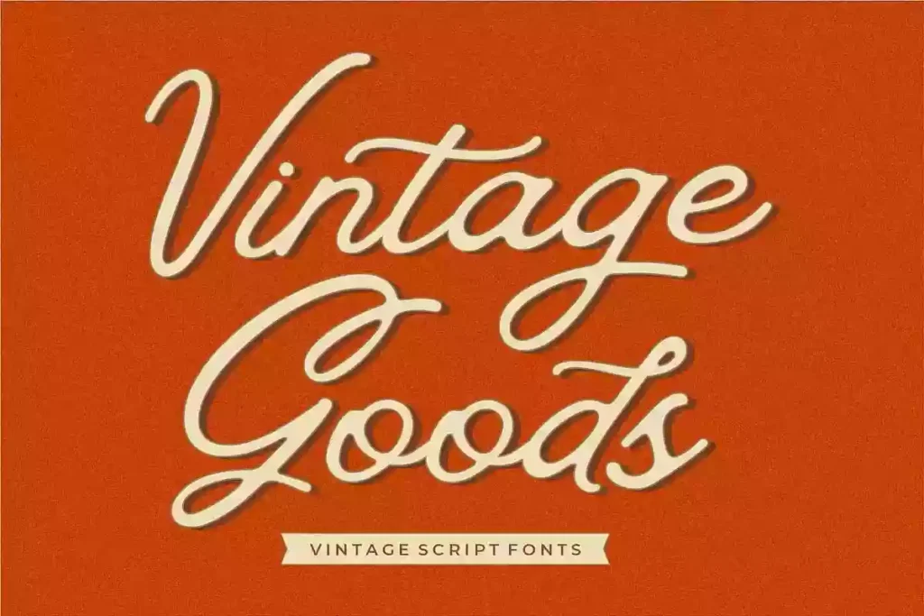 Vintage Goods Font