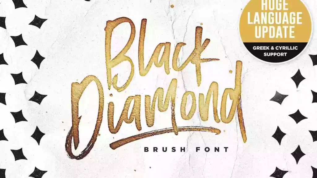 Black Diamond Font