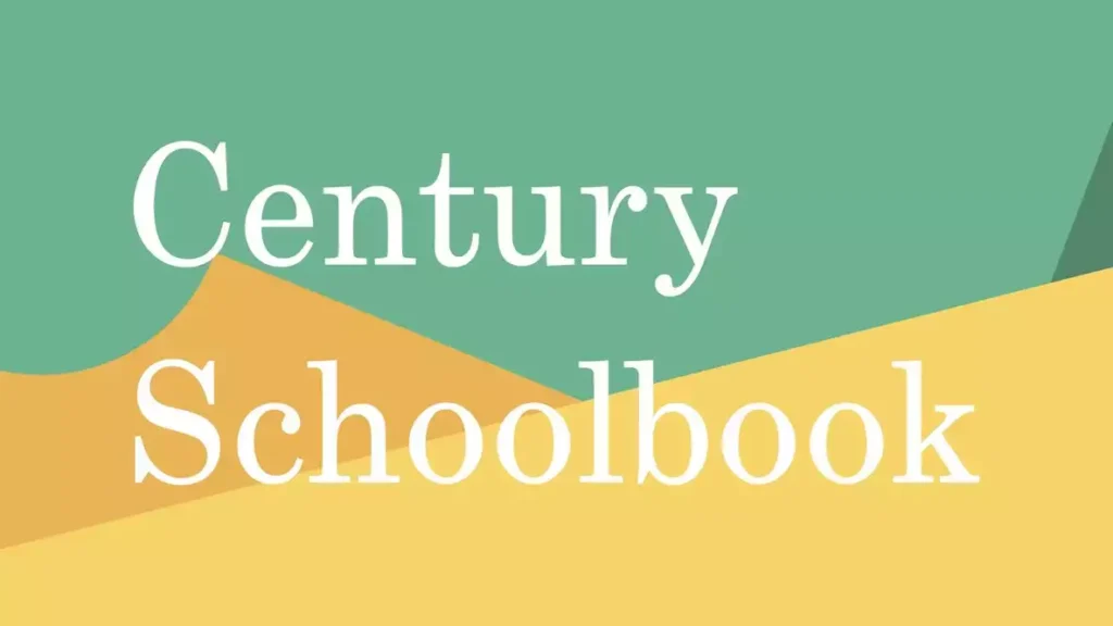 Century Schoolbook Font