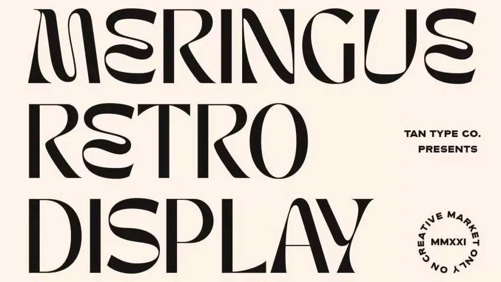 TAN Meringue Font