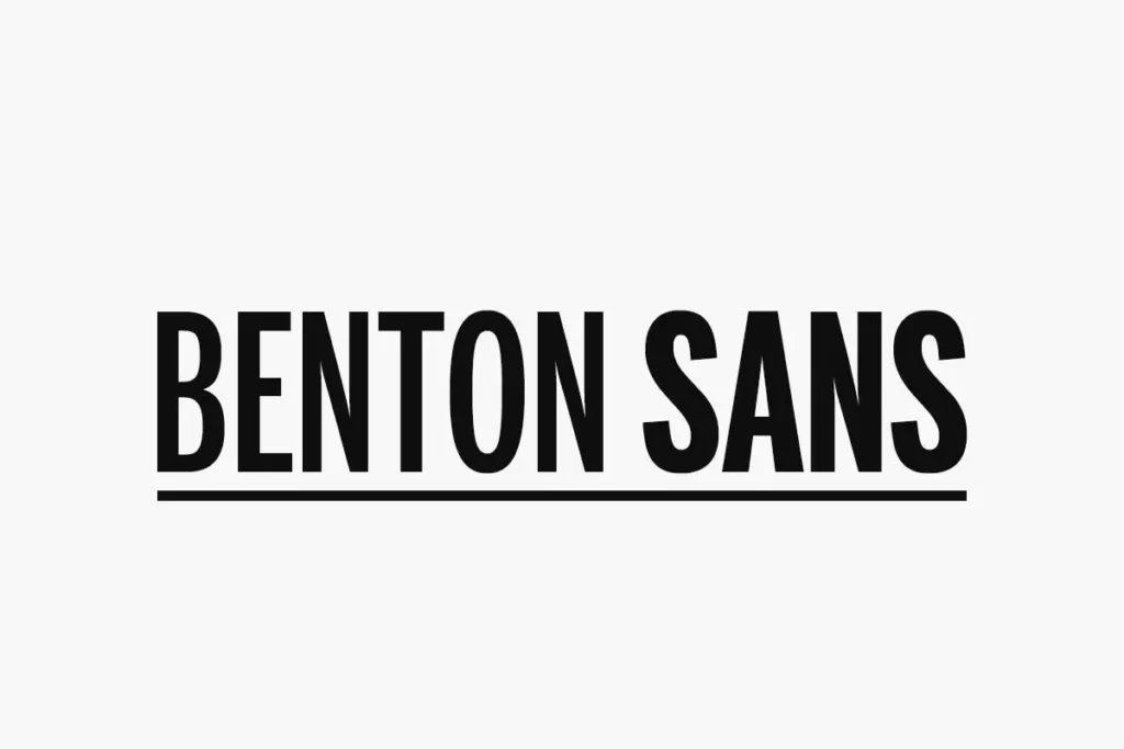 Benton Sans Font