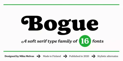 Bogue Font