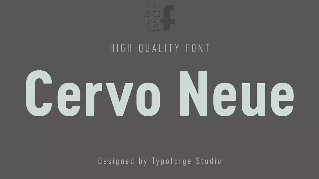 Cervo Neue Font