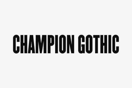 Champion Gothic Font