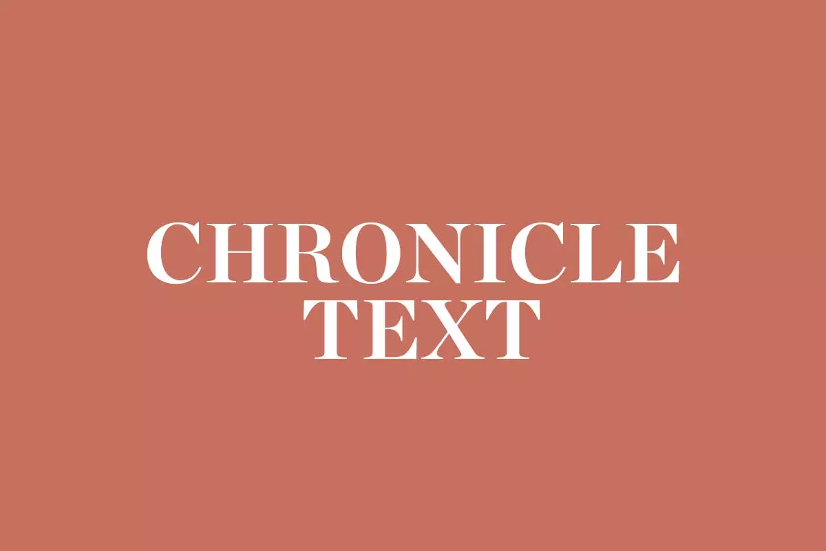 Chronicle Text Font
