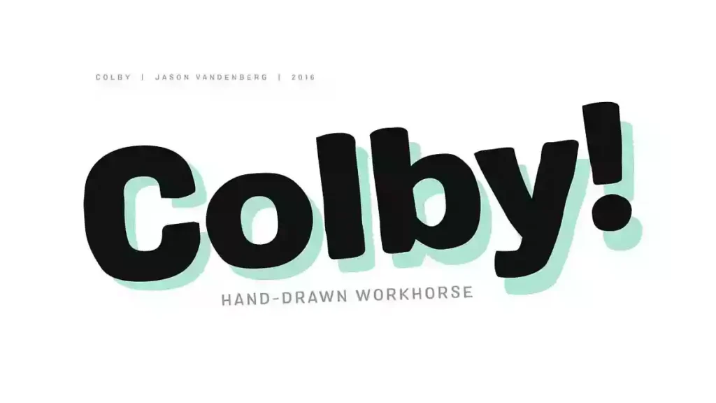 Colby Font