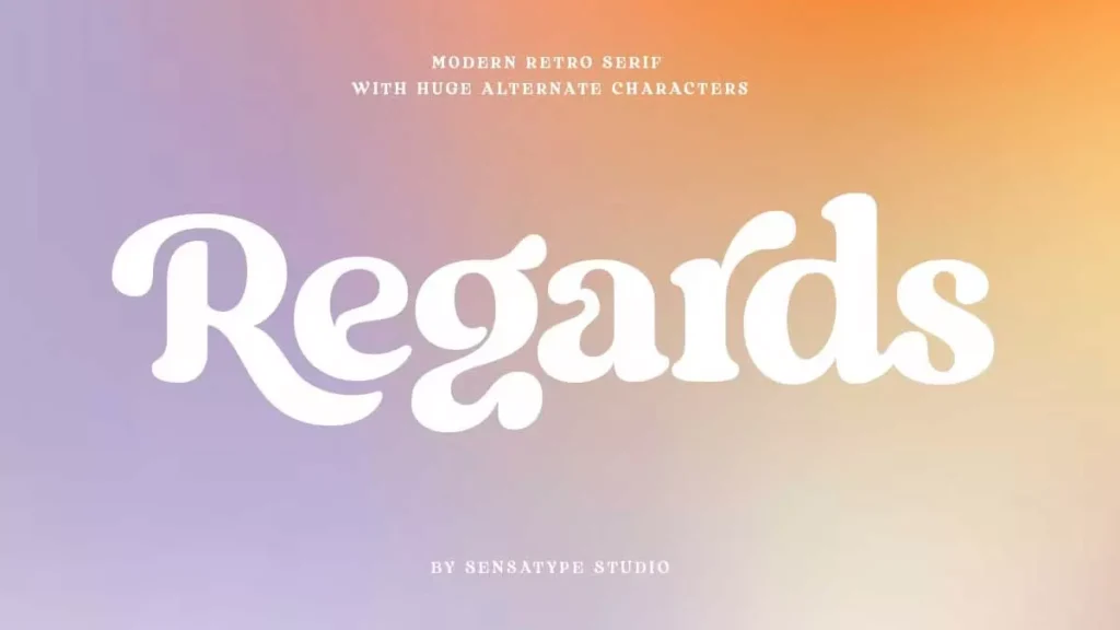 Regards Font