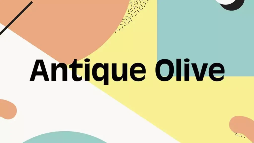 Antique Olive Font