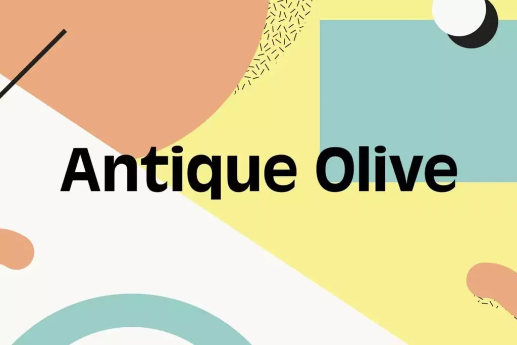 Antique Olive Font