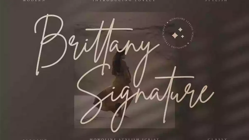 Brittany Signature Font