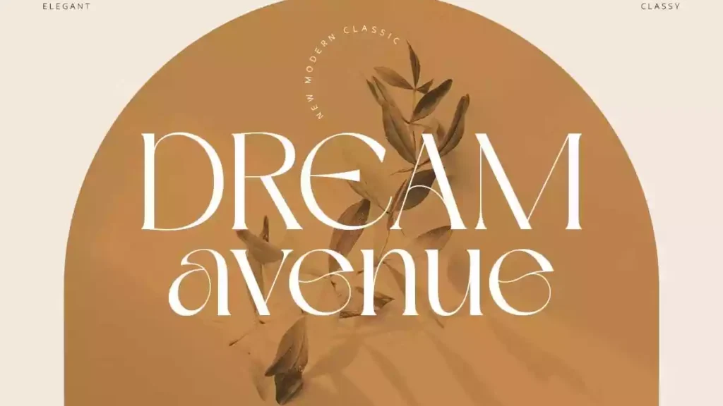 Dream Avenue Font