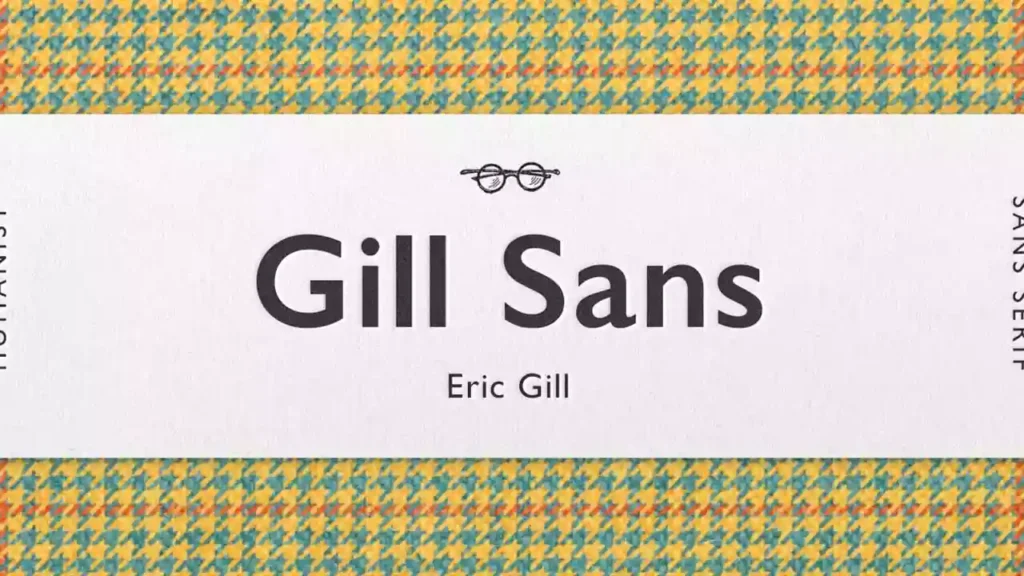 Gill Sans Font