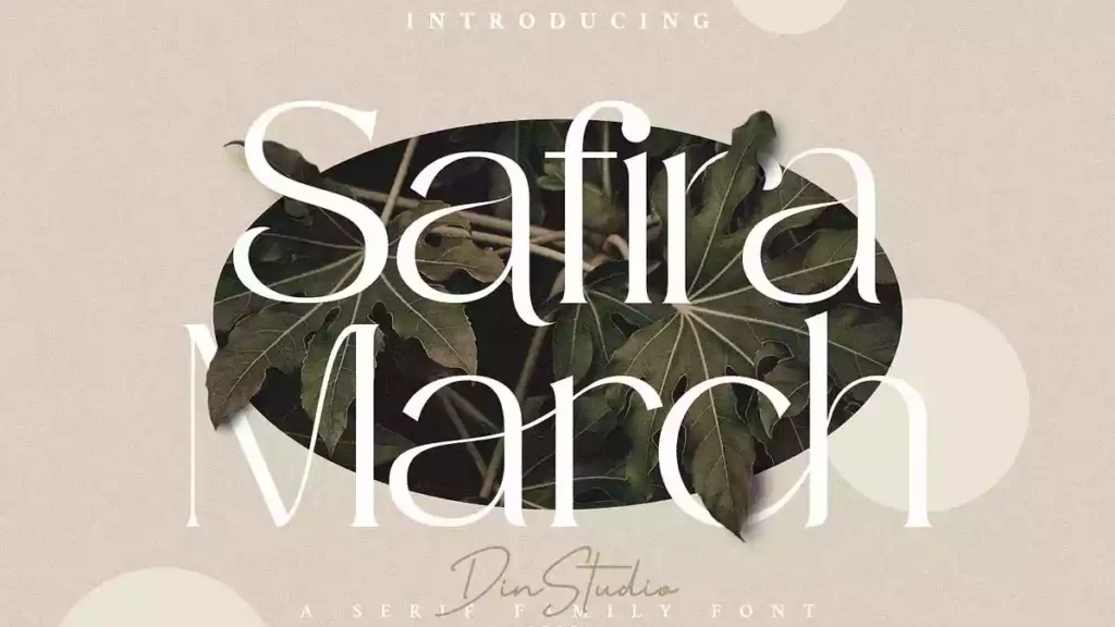 Safira March Font