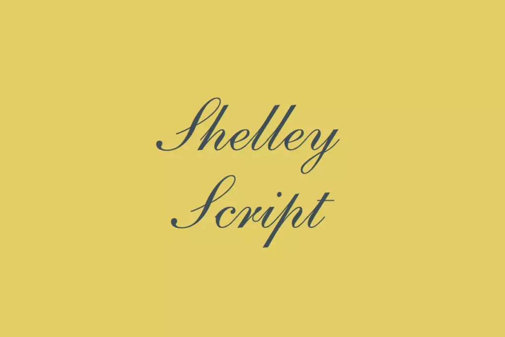 Shelley Script Font