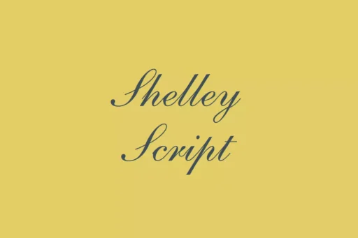 Shelley Script Font