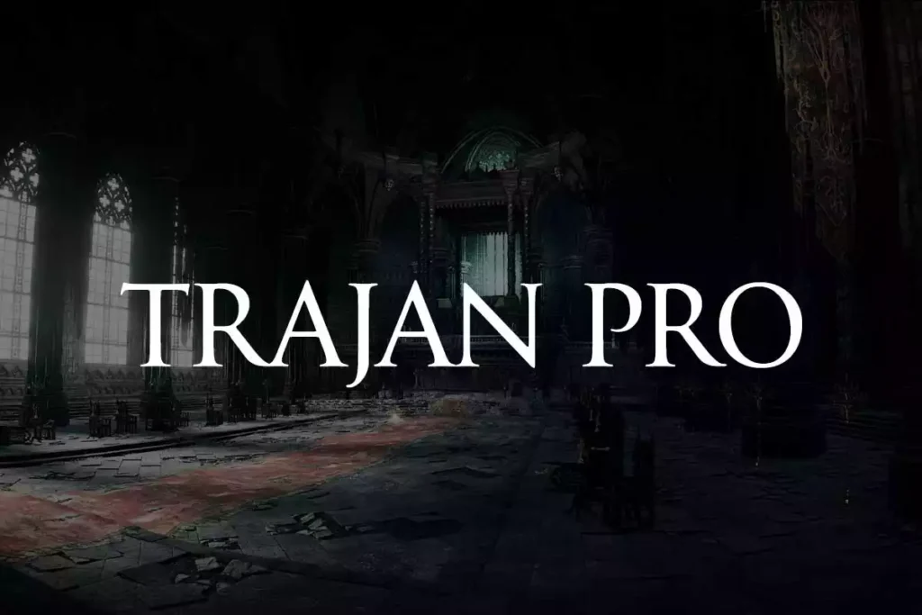 Trajan Pro Font