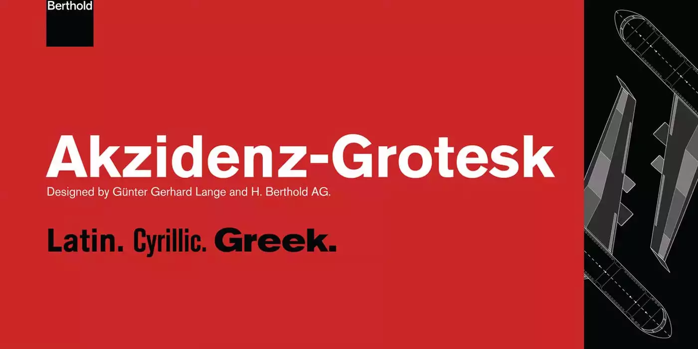 Akzidenz Grotesk Font