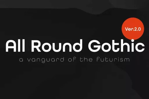 All Round Gothic Font