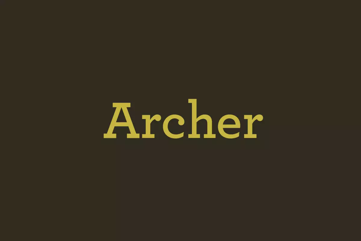 Archer Font