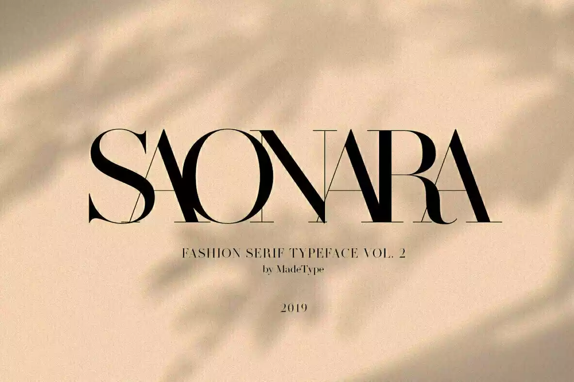 MADE SAONARA Font